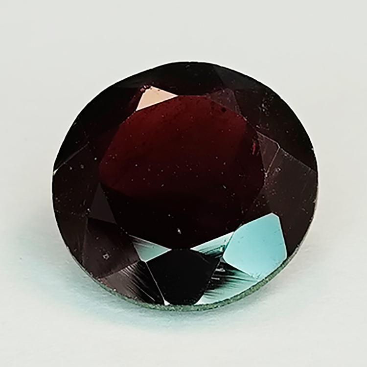 Granat, rund geschliffen, 14 bis 12 mm, 1 Stück