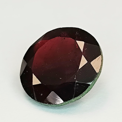 Grenat, taille ronde, 14 à 12 mm, 1 pièce