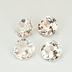 1ct Morganita talla redonda 5 mm