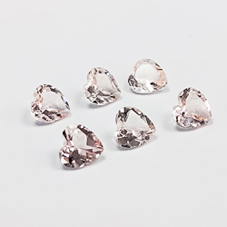 1 ct Morganit im Herzschliff, 5 mm