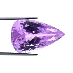 34,44 ct  Kunzite Taille Poire