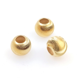 Fai da te: perlina sferica da 1 grammo in argento 925 placcata in rodio bianco, oro giallo o oro rosa.