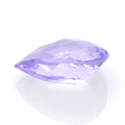 16,94 ct  Amethyst Birne Schnitt mit Schachbrett 21,64x15,64mm