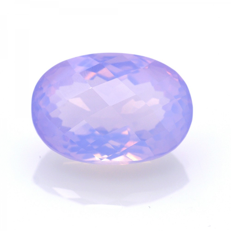 15,63 ct Amethyst Oval Cut with Chessboard 19,18x13,38mm