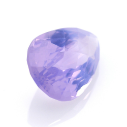 13,52ct  Amethyst Birne Schnitt mit Schachbrett 20,82x13,83mm