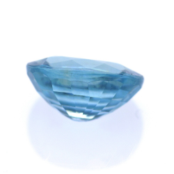 2,18 ct Zircon Bleu Taille Ovale