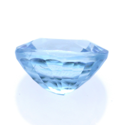 2,38 ct  Blauer Zirkon Oval Schnitt