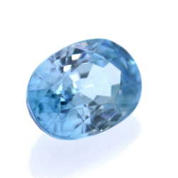 2,27 ct  Blauer Zirkon Oval Schnitt