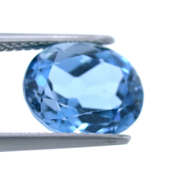 5,09 ct London Blue Topaz Oval Cut