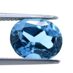 4,75 ct London Blue Topaz Oval Cut