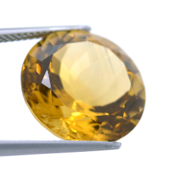 13,39 ct. Citrine Quartz Round Cut