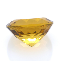 13,40 ct. Quartz Citrine Coupure Ronde