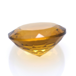 11,97 ct. Quartz Citrine Coupure Ronde