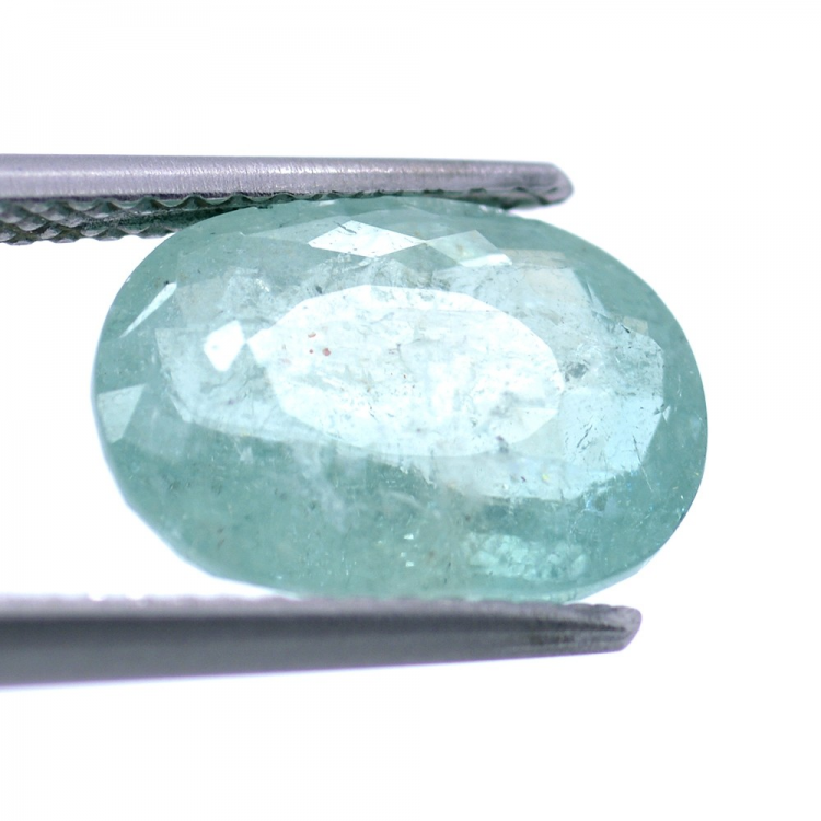 8,50 carati Tormalina Paraiba taglio ovale 14,36x1,22 mm