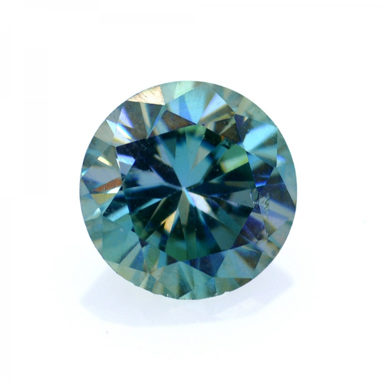 0,82ct Moissanita Talla Redonda 6,26x6,25mm