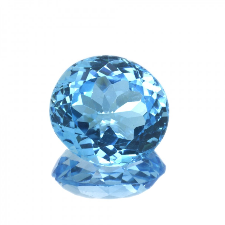 16,64 ct Blue Topaz Oval Cut