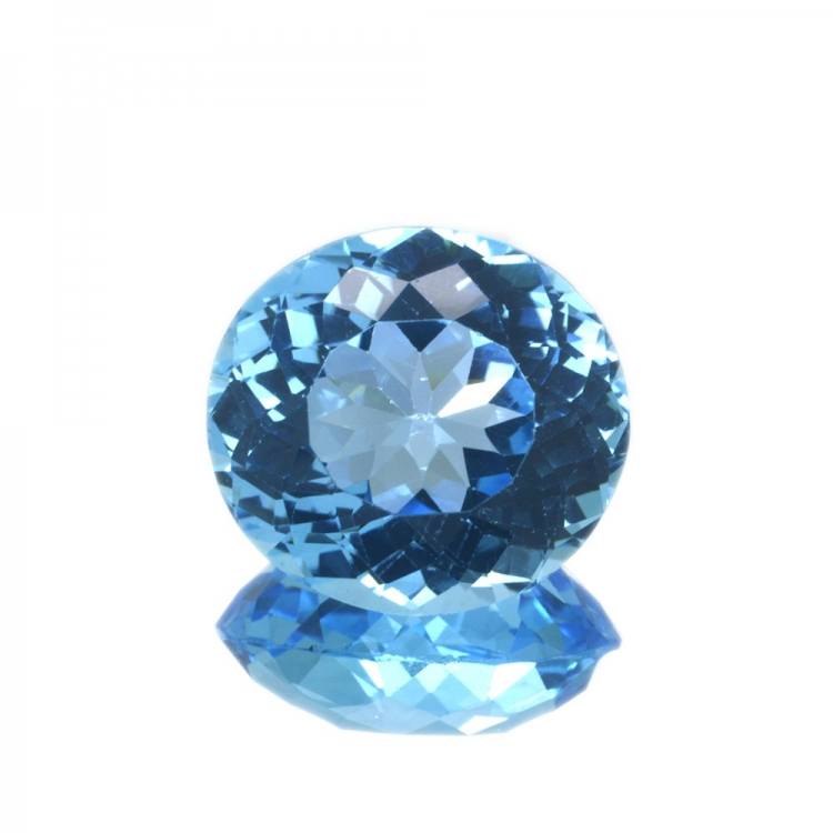 19,34 ct Blue Topaz Oval Cut