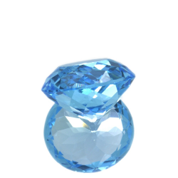 19,34 ct Blue Topaz Oval Cut