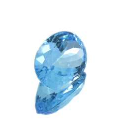 22,08 ct Blue Topaz Oval Cut