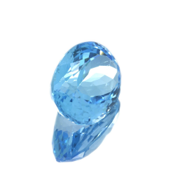 22,79 ct Blue Topaz Oval Cut