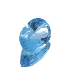 22,56 ct Blue Topaz Oval Cut