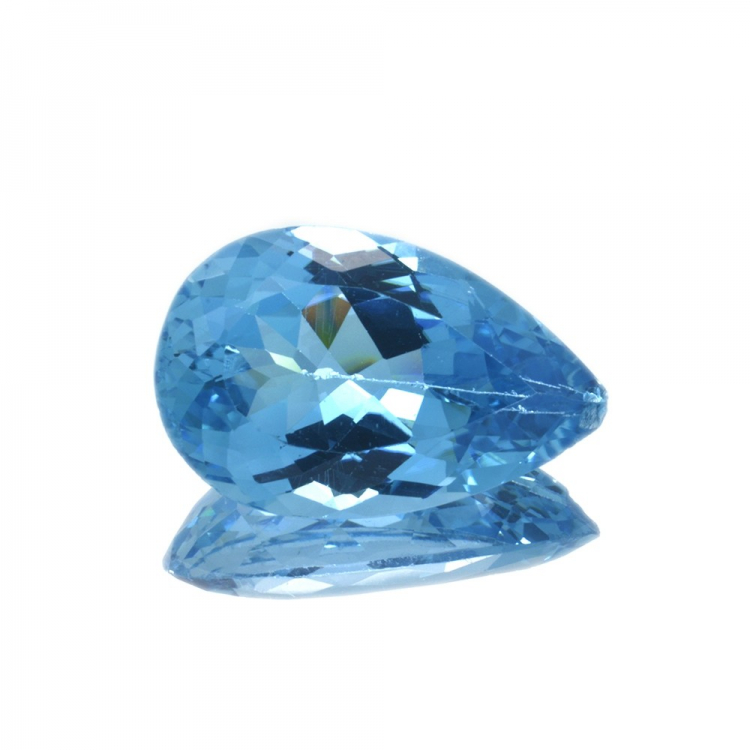 16,62 ct  Topacio Azul Talla Pera