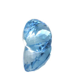 23,75 ct Topaze Bleu Taille Ovale