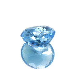 23,75 ct Topaze Bleu Taille Ovale