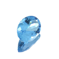 22,02 ct Blau Topas Oval Schnitt