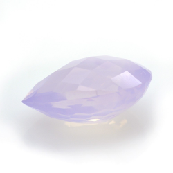 16,68 ct Ametista Lavanda in Faccettato Goccia Scachiera 20,44x14,91mm