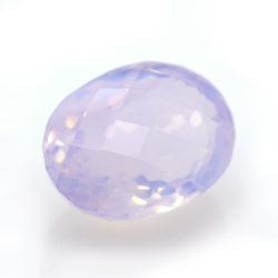 21,63 ct Lavender Amethyst Oval Cut with Chessboard 20,32x15,18mm