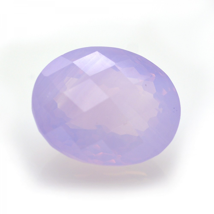 15,08ct Amatista Lavanda Talla Oval con Damero 16,87x14,15mm