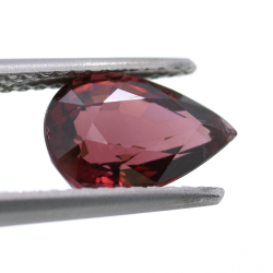 2.38 ct  Grenat Rhodolite Taille Poire