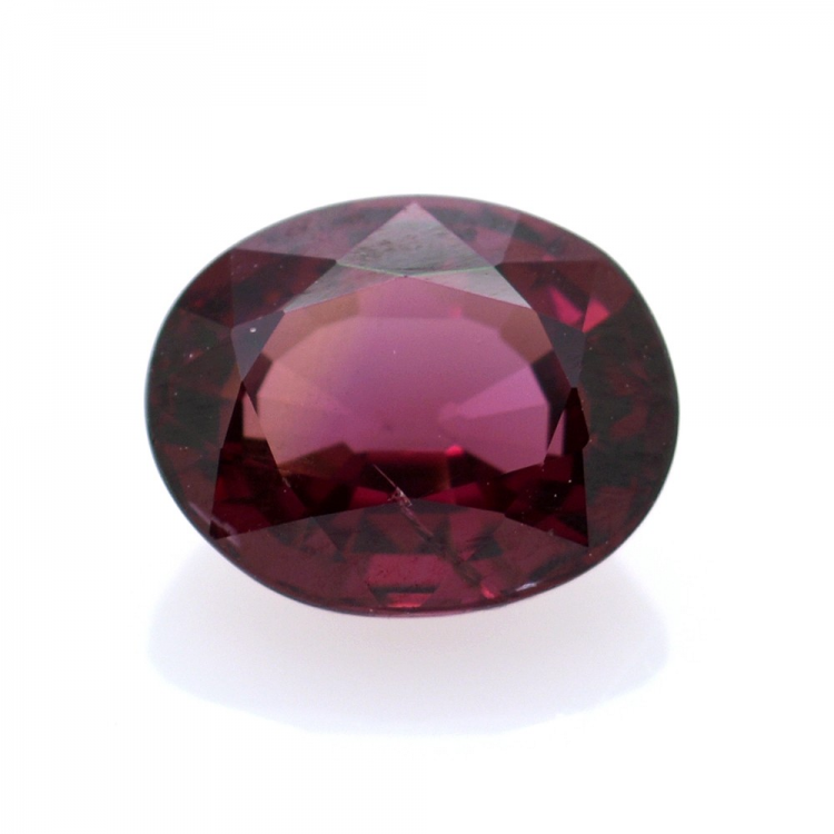 2.58 ct Granato Rodolite taglio Ovale