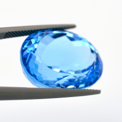 41,52 ct Swiss Blue Topaz Oval Cut