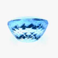 32,34 ct Topacio Azul Suizo Talla Ovalada