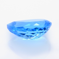 31,59 ct Topazio Blu Svizzero in Facetatto Goccia