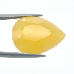 18.38 ct Fire Opal Pear Cut