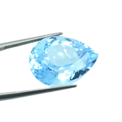 27.83 ct Blue Topaz Pear Cut