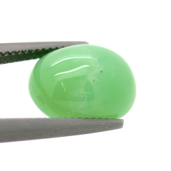 6.27 ct Chalcedony Chrysoprase Oval Cabochon Cut