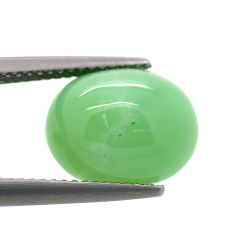 6.27 ct Chalcedony Chrysoprase Oval Cabochon Cut