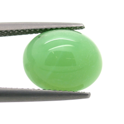 6.30 ct Chalcedony Chrysoprase Oval Cabochon Cut