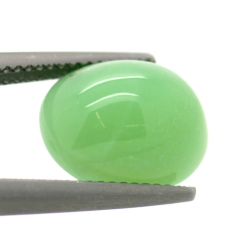 6.30 ct Chalcedony Chrysoprase Oval Cabochon Cut