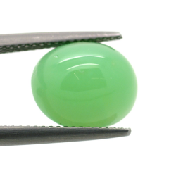 6.18 ct Chalcedony Chrysoprase Oval Cabochon Cut