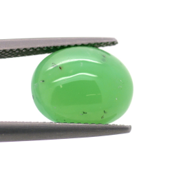 5.41 ct Chalcedony Chrysoprase Oval Cabochon Cut