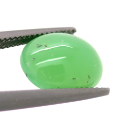 5.41 ct Chalcedony Chrysoprase Oval Cabochon Cut