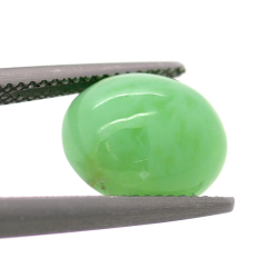 5.15 ct Chalcedony Chrysoprase Oval Cabochon Cut