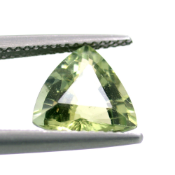 3.00 ct Grüner Apatit Trillion Schnitt