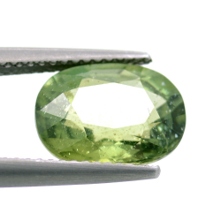 4.24 ct Apatite Vert Taille Ovale