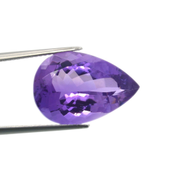 13.32 ct  Améthyste Taille Poire